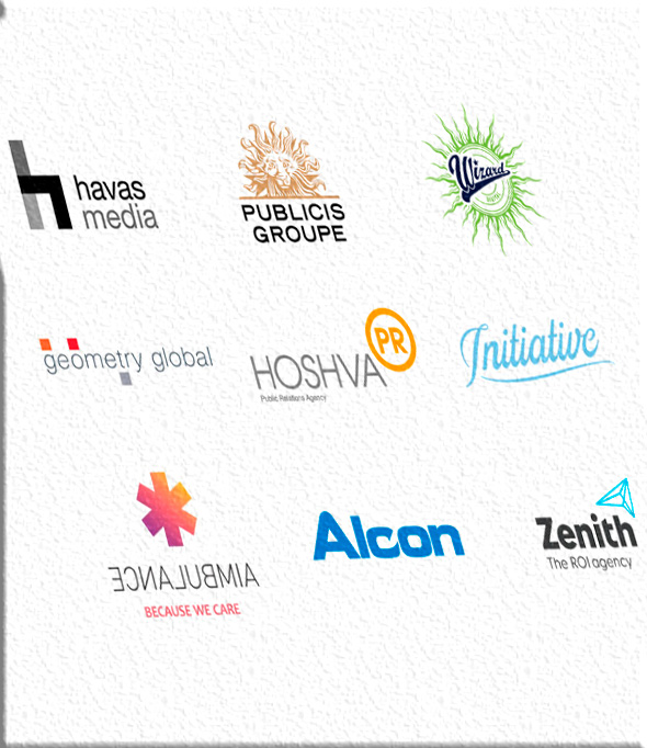 Logos of agencies whose clients we have produced creative for